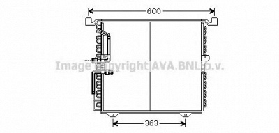 AVA QUALITY COOLING ms5388 -  Конденсатор, кондиционер